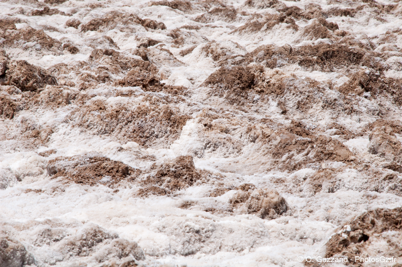 Desert de sel..Death Valley National Park, Californie, États-Unis - 23 mai 2012